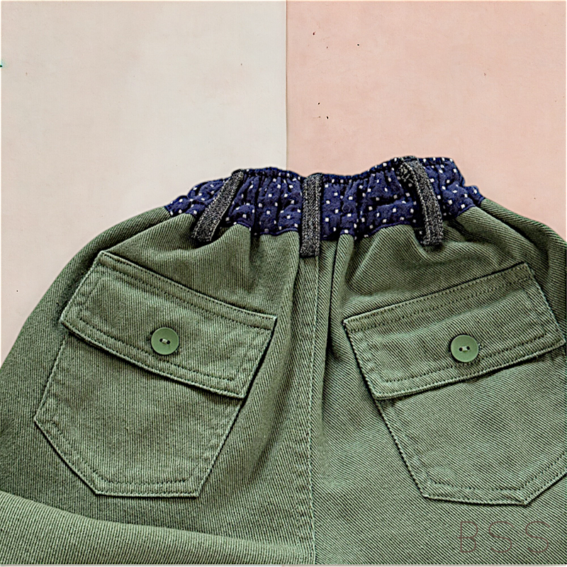 Calça Infantil Jeans e Brim Patchwork