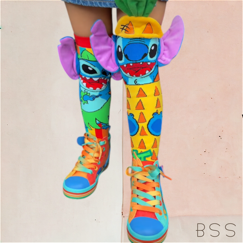 Meia Maluca Infantil Lilo e Stitch 2