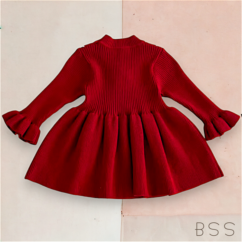 Vestido Infantil Tricot Velvet