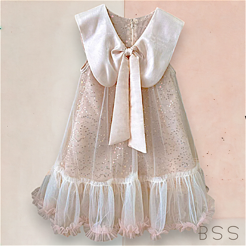 Vestido Infantil Festa Brilho e Tule