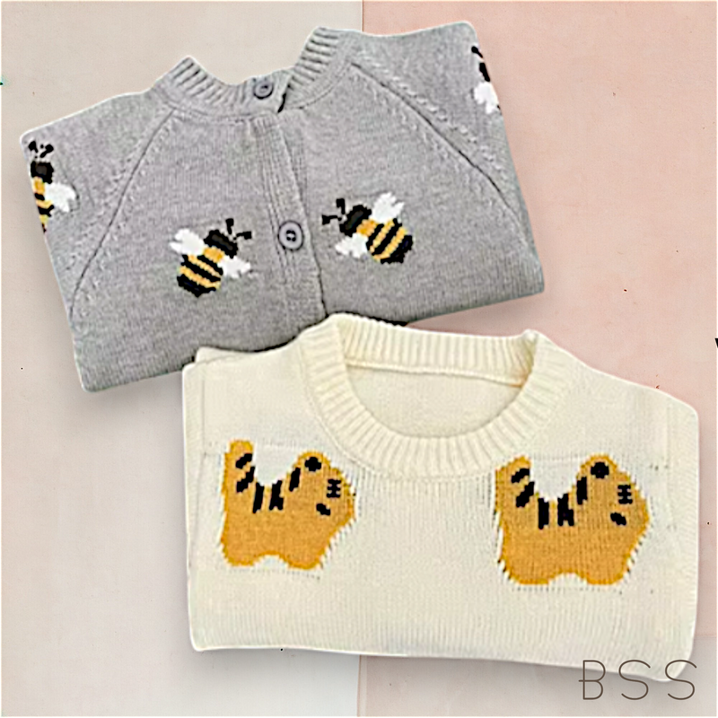 Macacão Infantil Tricot Inverno Animais
