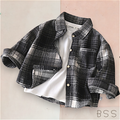 Camisa Infantil Xadrez com Bolso