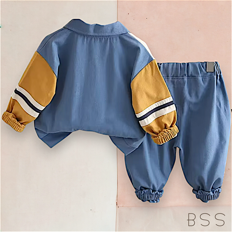 Conjunto Infantil Inverno Trator Dinossauro