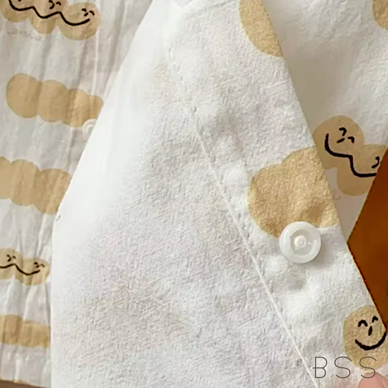 Conjunto Infantil Macacão e Camisa Happy