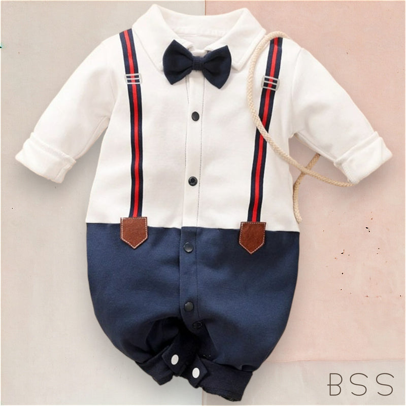 Macacão Infantil com Gravata Freddie
