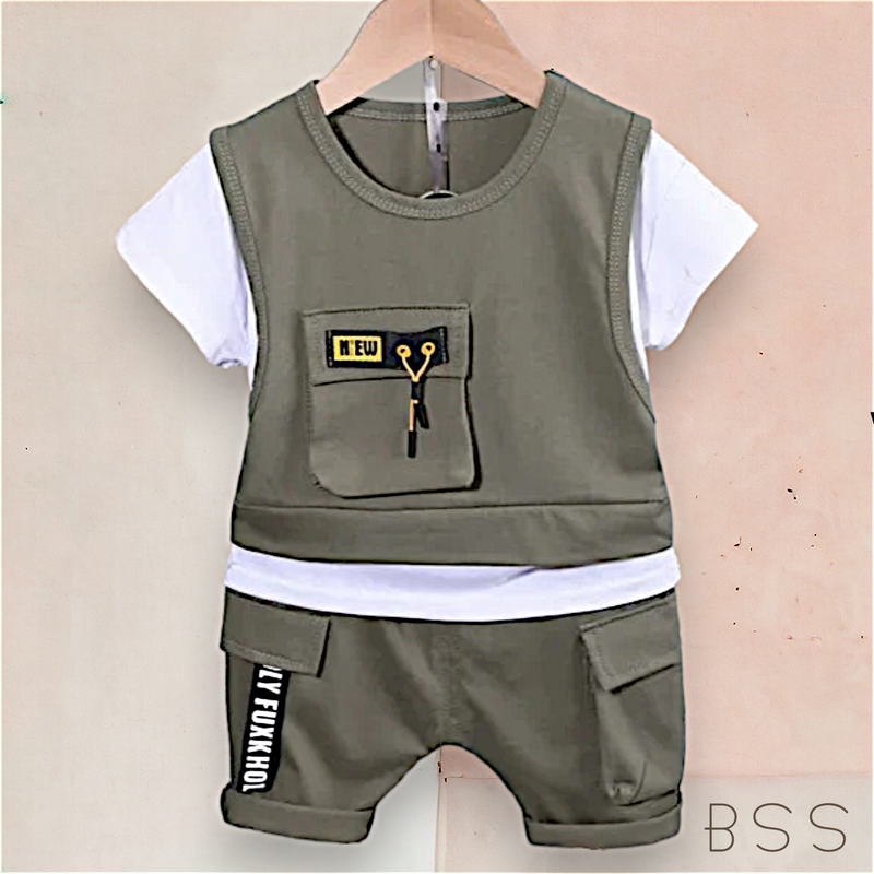 Conjunto Infantil Verão Stripe