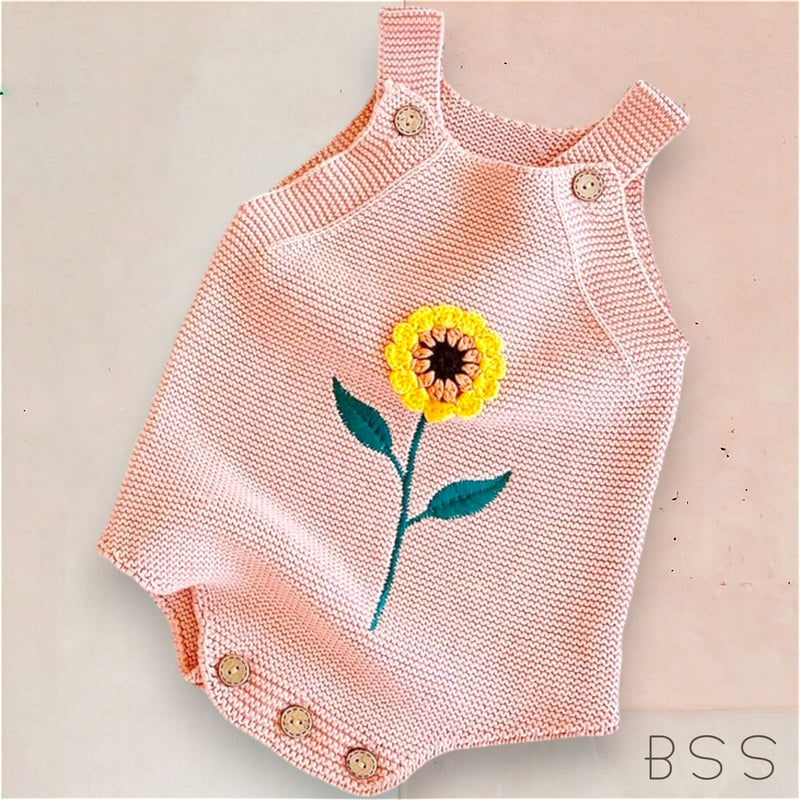 Romper Girassol tricot Daisy