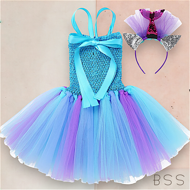 Vestido Infantil Fundo do Mar