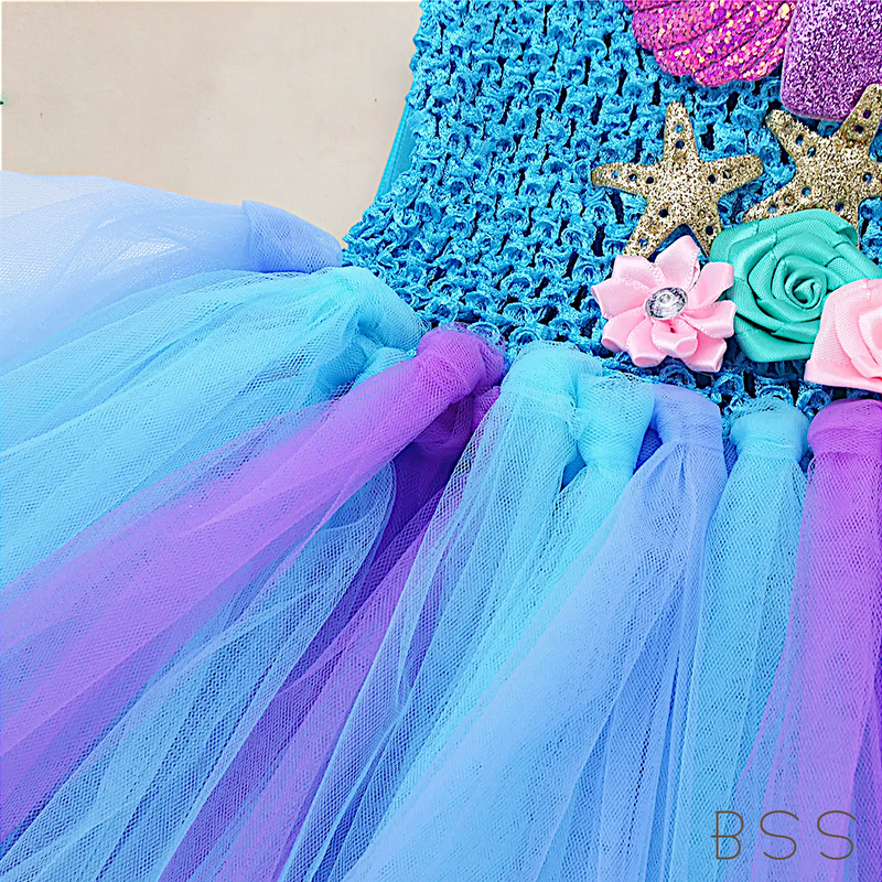 Vestido Infantil Fundo do Mar