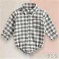 Romper Quadriculado com Bolso