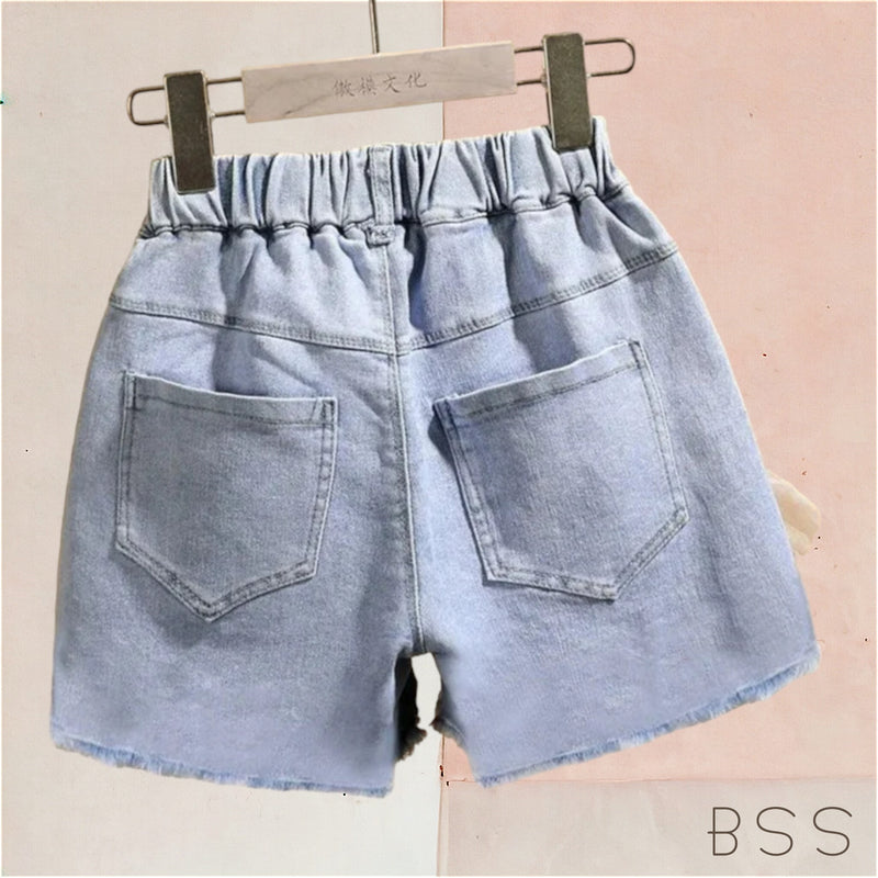 Short Infantil Jeans Pelican
