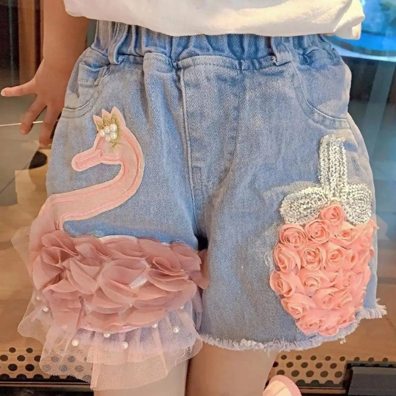 Short Infantil Jeans Pelican