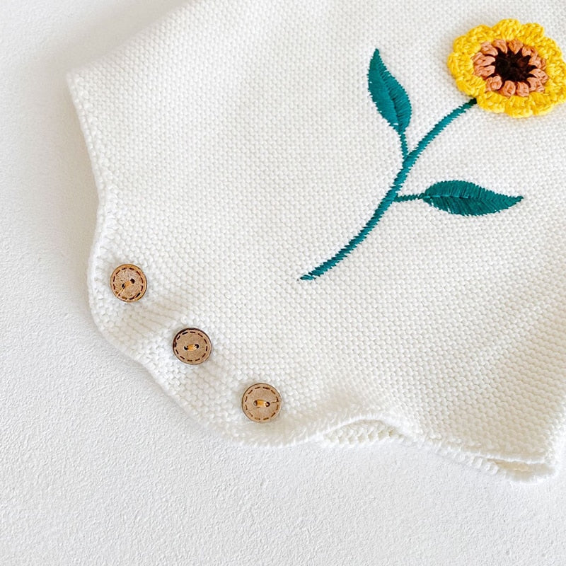 Romper Girassol tricot Daisy