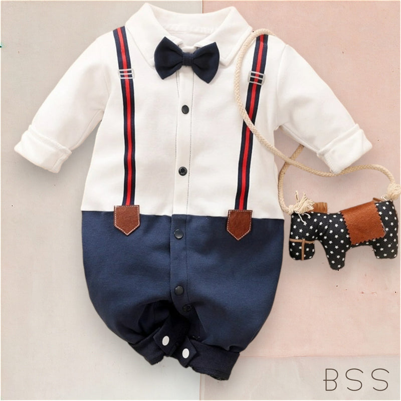 Macacão Infantil com Gravata Freddie