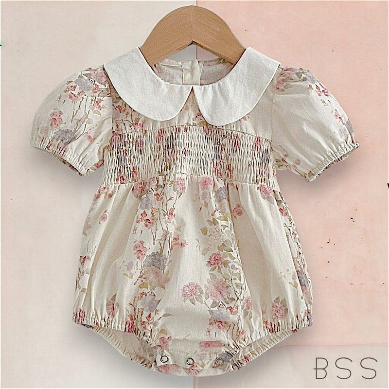 Romper Floral Casinha de Abelhas