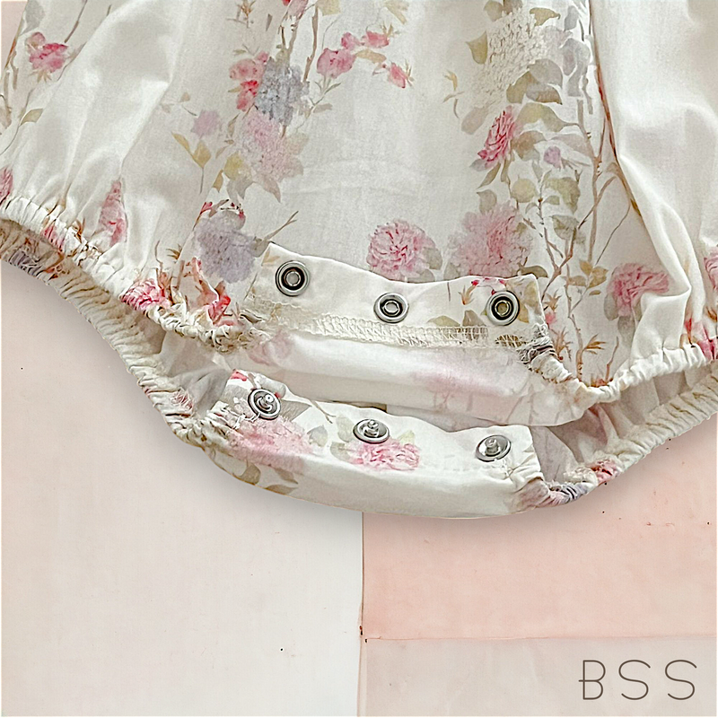 Romper Floral Casinha de Abelhas