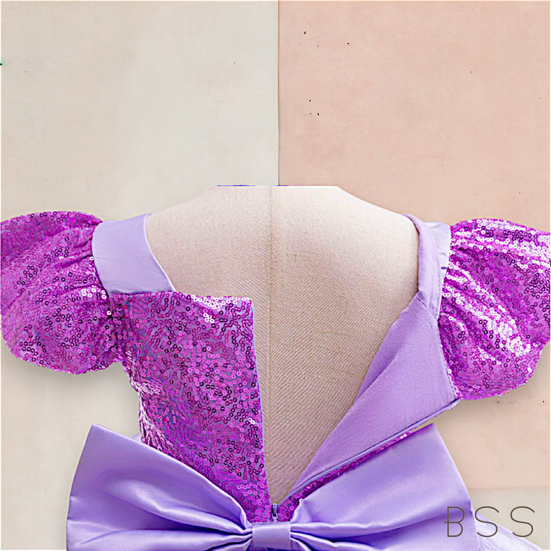 Vestido Infantil Princesa Rapunzel