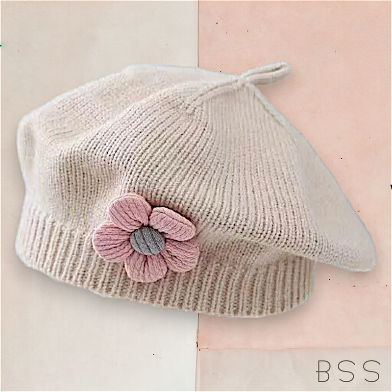 Boina Infantil de Inverno Tricot
