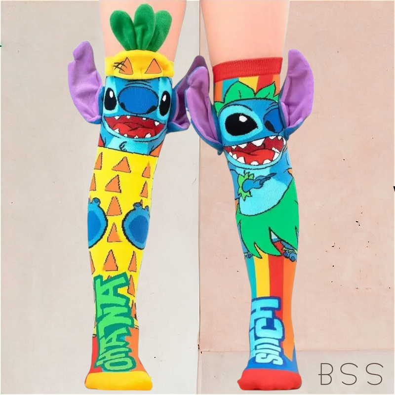 Meia Maluca Infantil Lilo e Stitch 2