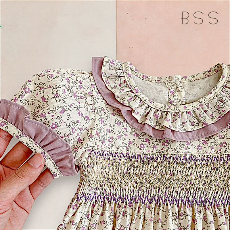 Romper Verão Floral  Casinha de Abelhas