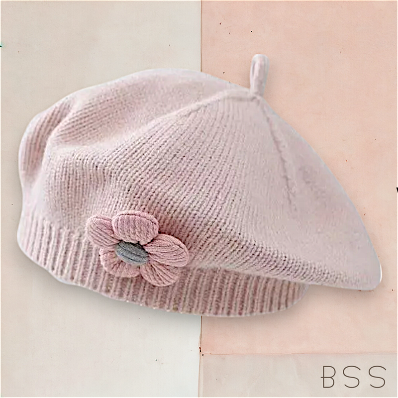 Boina Infantil de Inverno Tricot