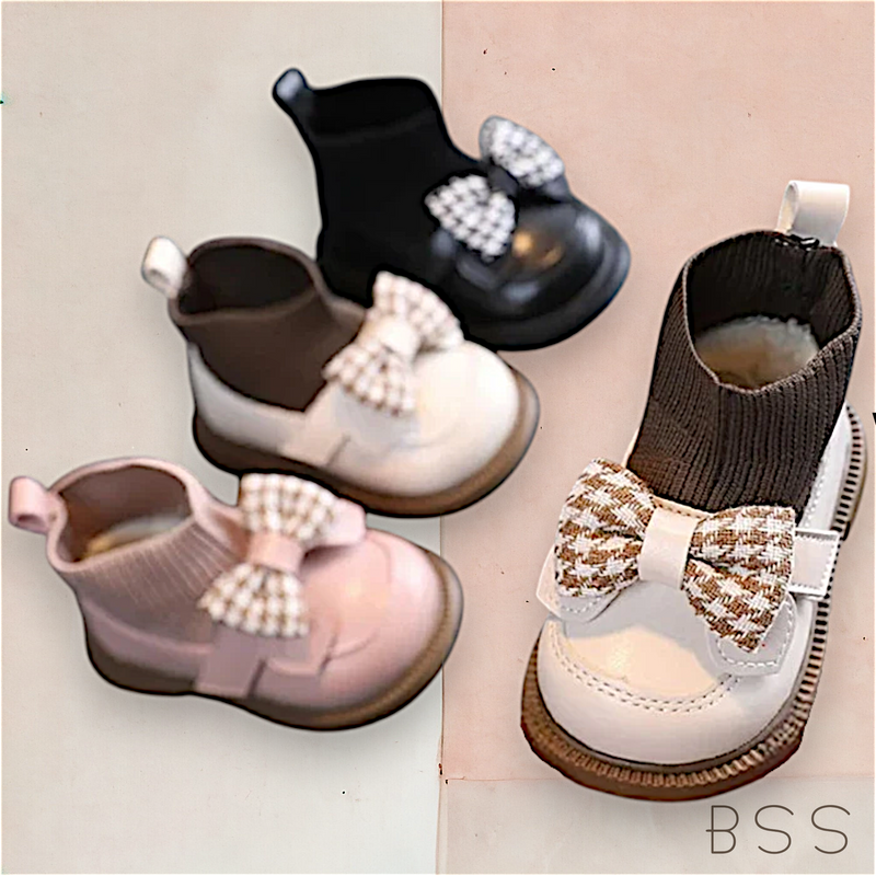 Bota Infantil Inverno com Laço