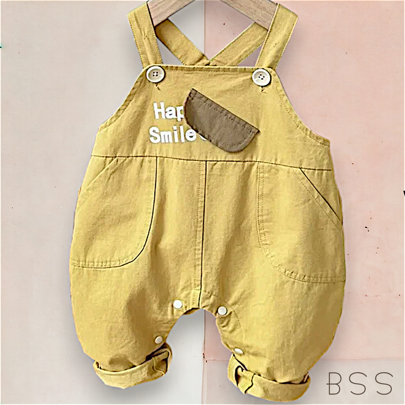 Conjunto Infantil Macacão e Camisa Happy