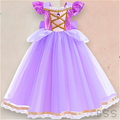 Vestido Infantil Princesa Rapunzel