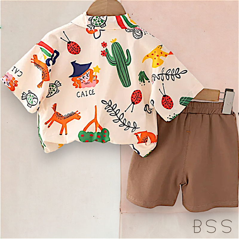 Conjunto Infantil Verão Estampado