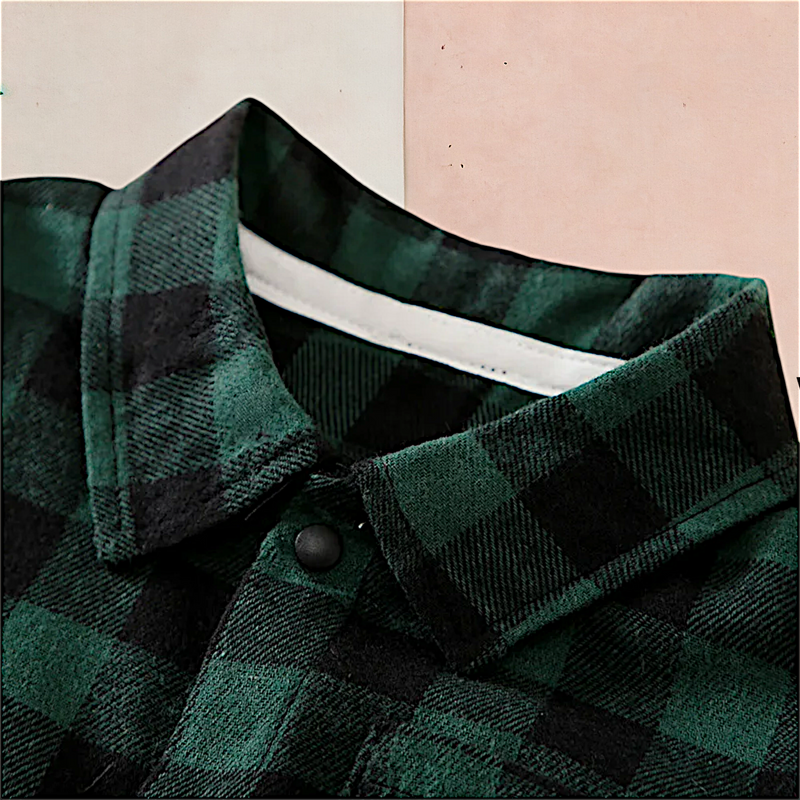 Macacão Xadrez Gola Polo