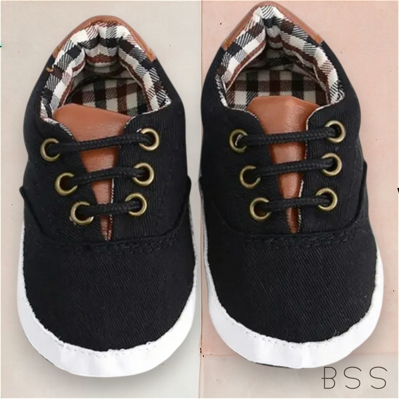Tênis Infantil Bebê Canvas com Cadarço