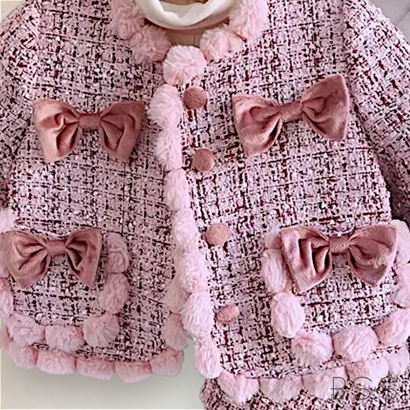 Conjunto Infantil Inverno com Laços