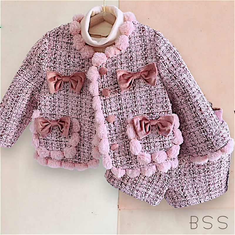 Conjunto Infantil Inverno com Laços