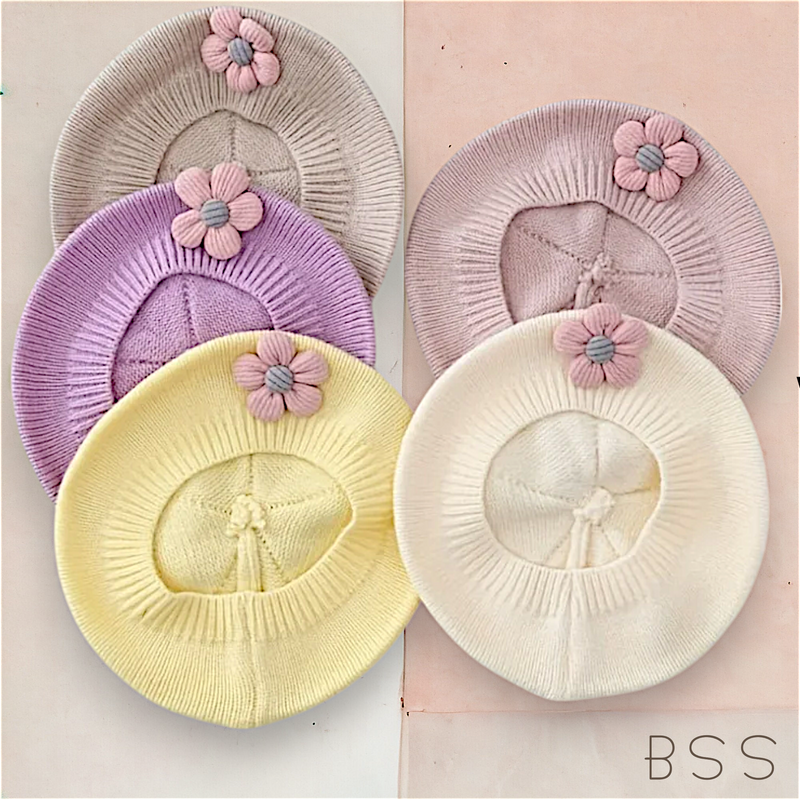 Boina Infantil de Inverno Tricot