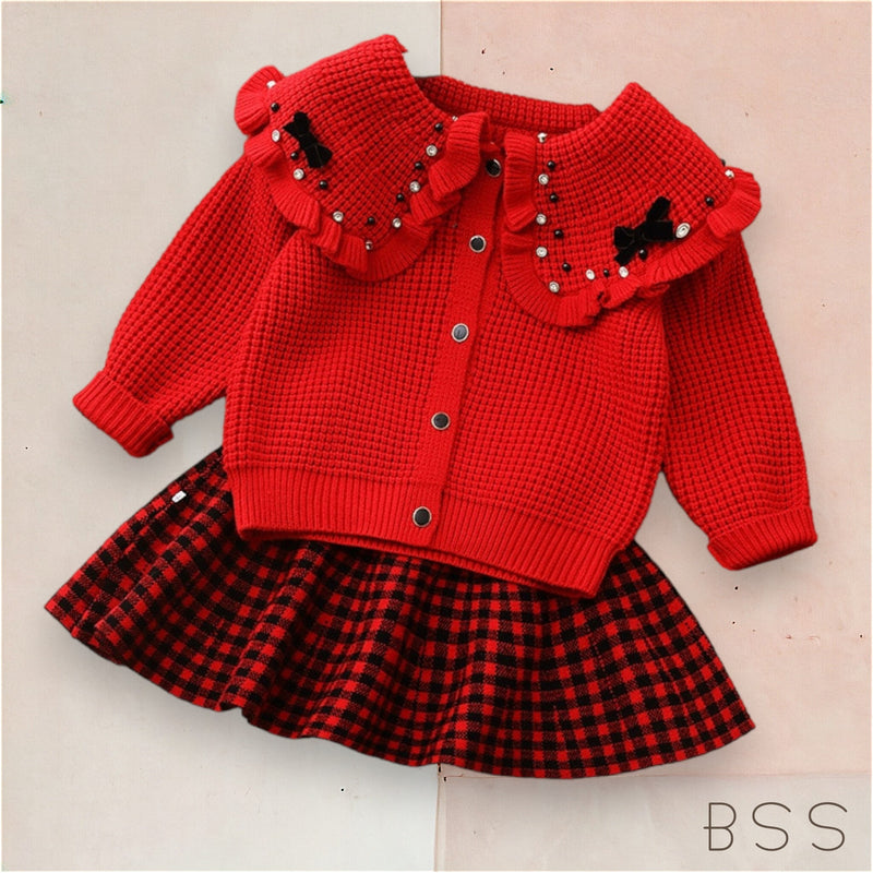 Conjunto Infantil Inverno Tricot Eva