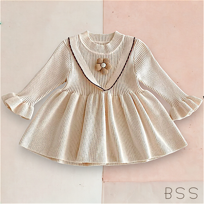 Vestido Infantil Tricot Velvet