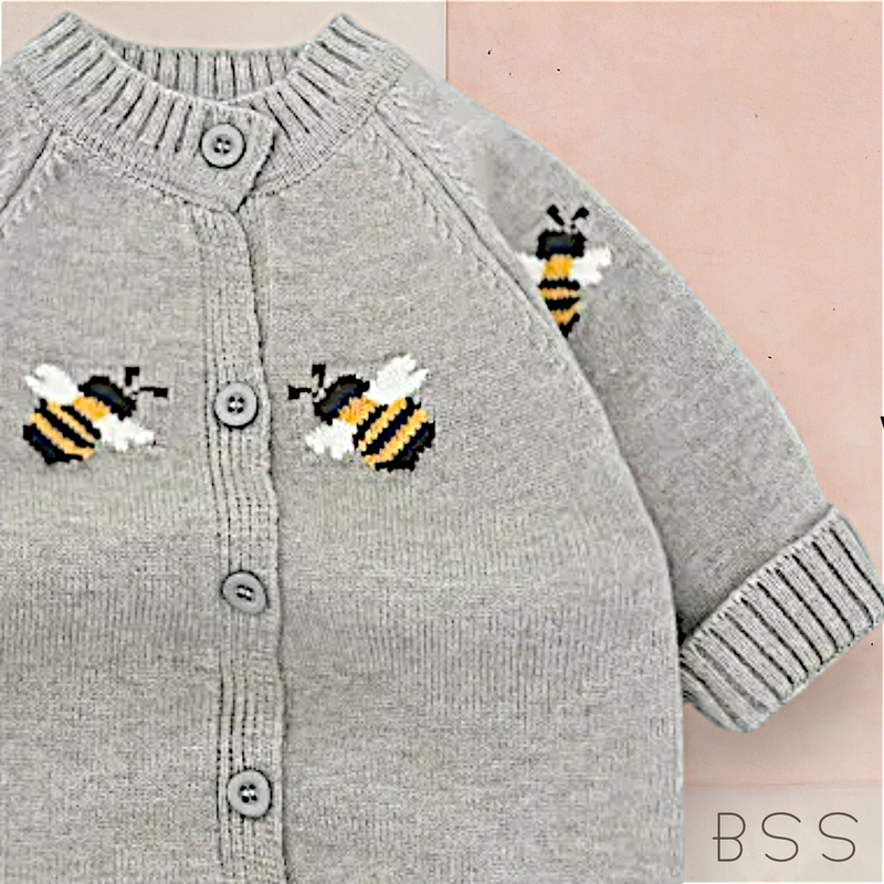 Macacão Infantil Tricot Inverno Animais