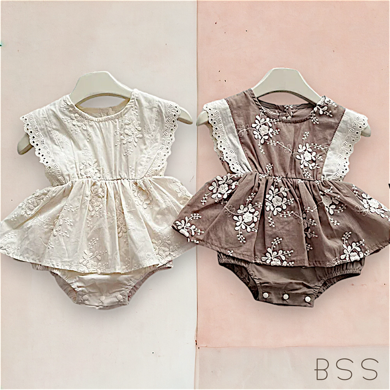 Romper Verão Casual Floral Alças Fly