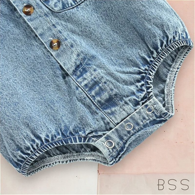 Romper Jeans Verão Lui