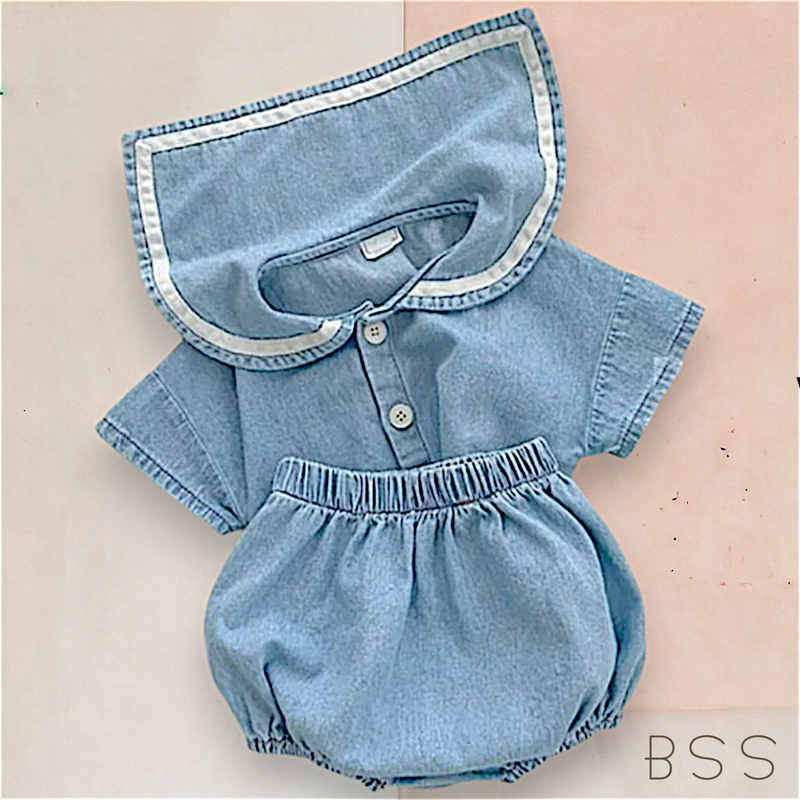 Conjunto Infantil Verão Marinheiro