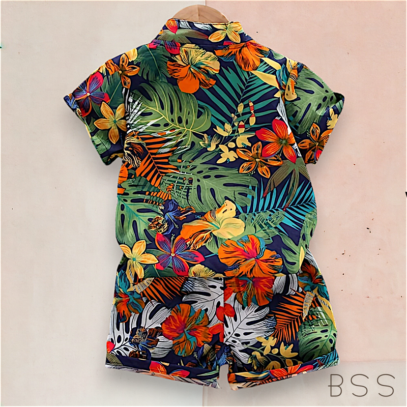 Conjunto Infantil Verão Tropical