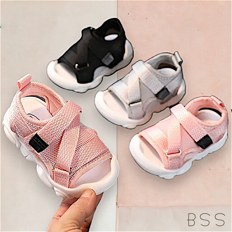 Sandália Infantil Emborrachada com Velcro