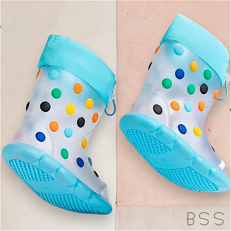 Bota de Chuva Infantil Transparente