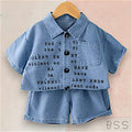 Conjunto Infantil Jeans Verão Max