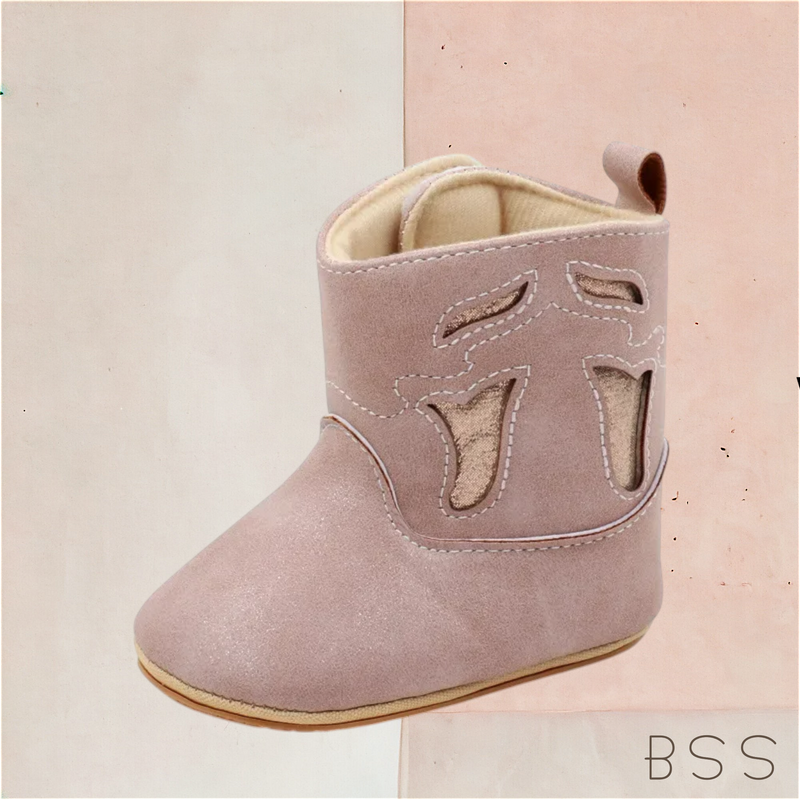 Bota Infantil Bebê Country com Recortes