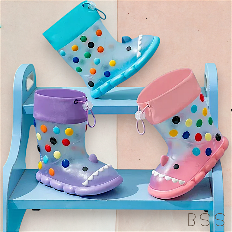 Bota de Chuva Infantil Transparente
