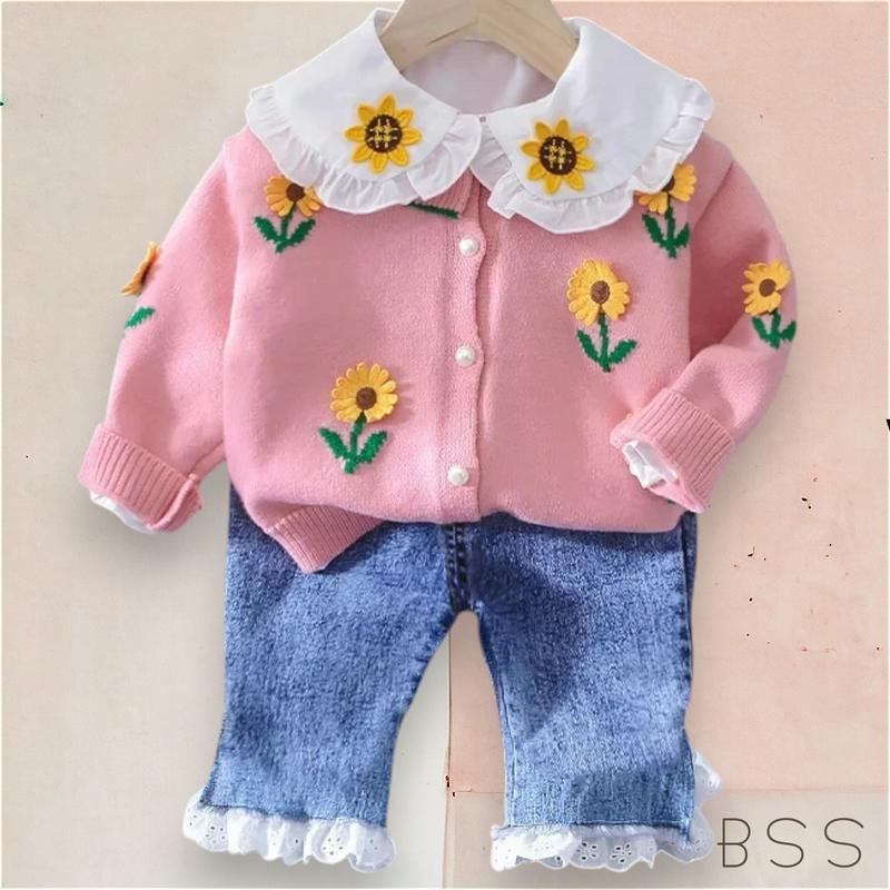 Conjunto Infantil Girassol 3pcs