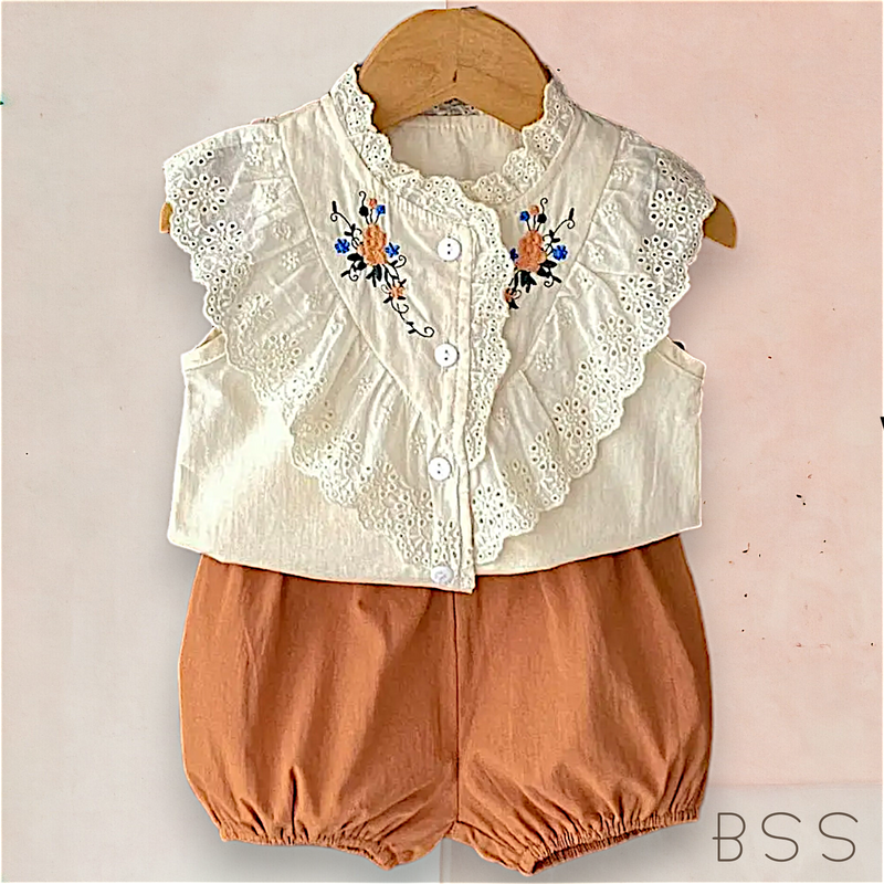 Conjunto Infantil Rendas Aline