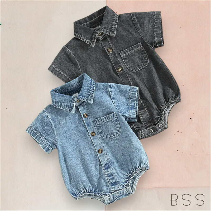 Romper Jeans Verão Lui