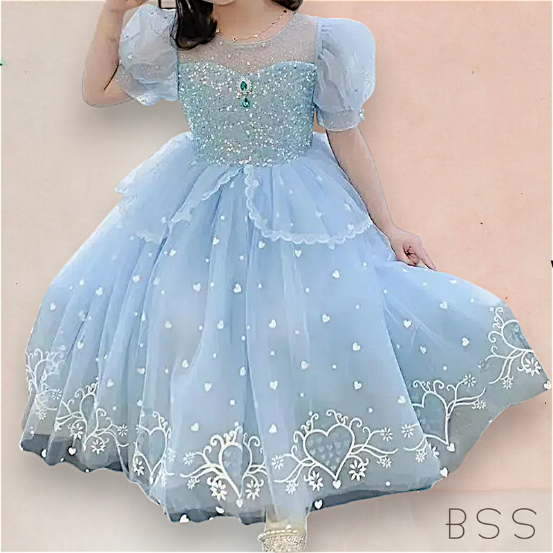Vestido Infantil Princesa Cinderela